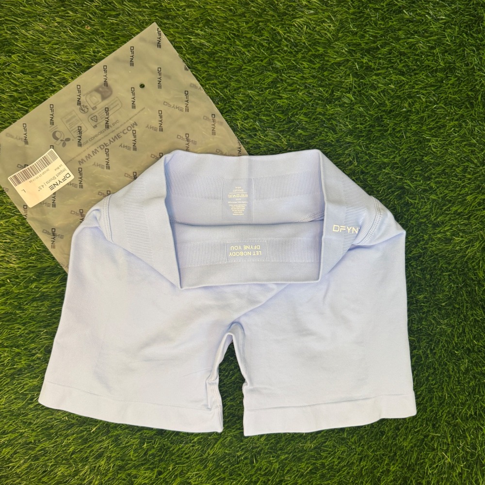 Dfyne impact shorts 4.5" ice blue large - Picture 3 of 5